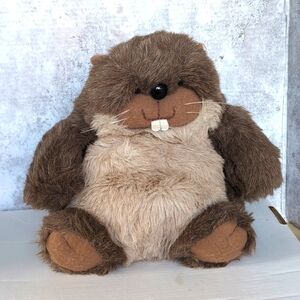 Heartline Snuggables Bentley the Beaver Plush 1983